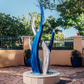 Garden decoration modern stainless steel statue